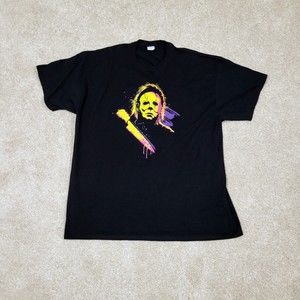 Michael Meyers Halloween Neon Graphic Tee. Size 3XL.